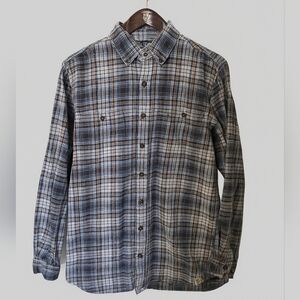 Carhartt Plaid Flannel Shirt – L Tall – 100% Cotton